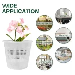 11/14/16/19cm Mesh Pot Root Control Transparent Flowerpot for Flower Breathable Growth Container Drainage Hole Orchid Pot 3