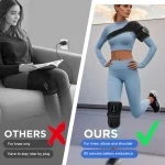 Electric Cordless Thermal Knee Pad Brace Massager 3 in 1 for Shoulder Elbow Joint Care Knee Support Muscle Relax Hot Compress 3