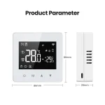 AVATTO WiFi/ZigBee Low Power Battery Smart Thermostat Water Gas Boiler Temperature Controller For Tuya Alexa Google Home Alice 6