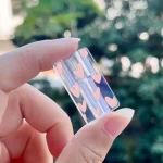 5pcs Soft Silicone Charger Cable Winder Fast Charging Cable Protector Sleeve for Apple IPhone Data Cord pink love Case Clip 2
