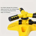 360 Degree Automatic Rotating Sprinkler Head For Nursery Irrigation, Rotating Three-way Sprinkler Series Sprinkler 4