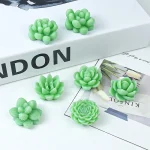 7pcs Set of Flower Rose Peony Silicone Mold 3D Flower Candle Gypsum Soap Resin Crafts Mold DIY Chocolate Fudge Dessert Cake Mold 2