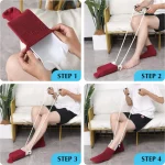 Sock Aid for Seniors with Easy Grip Foam Handles, Dressing Helper for Elderly, Disabled Limited Mobility Putting on Socks Easily 2