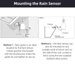 Mini Rain Sensor Automatically Interrupt Watering System for Garden Water Timer Home Irrigation 3
