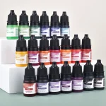 5ml/Bottle Candle Wax Pigment Colorant Non-Toxic Soy Candle Wax Pigment Liquid Dye Soy Wax DIY Soap Dyes Candle Making Supplies 5