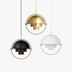 Modern Pendant Light Nordic Bedroom Bedside Hanging Lamp for Dining Room Shape Changed Suspension Droplight Indoor Lighting E27 2