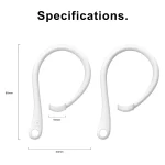 Bluetooth Earphone Silicone Earhook For Airpods 1/2 Pro Earpods Loop Clip Headset Ear Hook Replacement Headphone Accessories 2