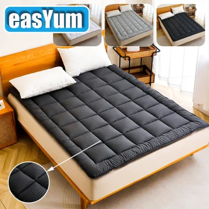 152x203cm 160x200cm 180x200cm Quilted Mattress Pad with Lacing