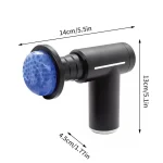 Professional Level Muscle Massage Gun Relaxation Intelligent Exercise Fitness Massager Cold And Hot Compress Fascia Gun 6 Heads 6