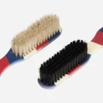 New Style Barber Neck Duster Brush Double-Sided Striped Salon Styling Tools For Hair Removal Facial Beard Clean Shaving Brushes 2