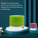 New Mini Portable Car Audio A9 Dazzling Crack LED Wireless Bluetooth 4.1 Subwoofer Speaker TF Card 3