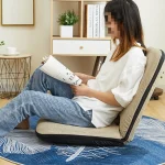 Japanese-style Tatami Chair Bedroom Backrest Chair Bay Window Lazy Sofa Legless Chair Leisure Folding Lounge Chair Protable 4