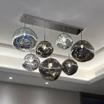 Nordic Ceiling Pendant Lamp Lava LED Pendant Light Modern Light Lighting Living Room Indoor Decor Home Fixtures Kitchen Hanging 5