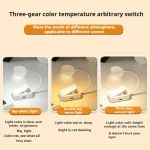 Mini LED Reading Book Light Table Lamp 3 Modes Adjustable Eye Protection Clip-On Study Reading Lamp for Travel Bedroom Book 2