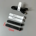50pcs Cable Organizer Ties Clip Charger Cord Management Silicone Wire Manager Mouse Earphone Holder Data Line Winder Straps 2