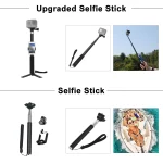 ORBMART for GoPro Accessories Set for Go Pro Hero 13 12 11 10 9 8 7 6 5 4 Black Mount for DJI Insta360 for Sjcam Action Camera 4