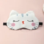 Cartoon design specific shading sleep eye mask, portable shading device for travel, office and rest to relieve eye fatigue 4