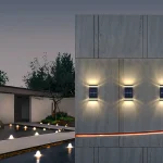 Solar Wall Lamp Outdoor Waterproof Solar Powered Up/Down Lighting for Garden Yard Home Exterior Decoration IP65 Solar Path Light 5