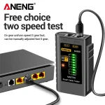 Network Cable Tester ANENG M469D Ethernet Network Analyzer RJ45 RJ11 RJ12 CAT5 UTP LAN Cable Vector Networking Analyzer Tools 2
