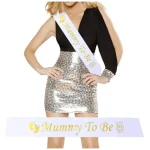 Mommy Mum To Be Sash Baby Boy Girl Baby Shower Decoration Sash Newborn Party Decoration Etiquette Belt 2