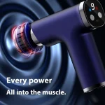 New Electric Massage Gun With Heat Cold 9 Gears Multifunctional Fascia Gun Home Portable Gym Use Small Quiet Handheld Massager 2