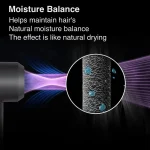 TINSOL New High-speed negative ion bladeless constant temperature hair dryer Professional home-use negative ion hair dryer 4