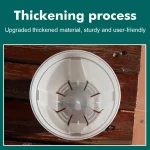 Thickened New Transparent Green Mountain Pot Root Control Pot Rose Green Rose Plastic Flower Pot Gallon Round 4