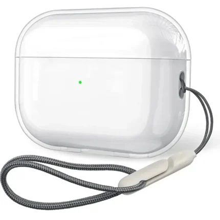 For Airpods 4 3 2 1 Pro Pro2 Pro 3 Soft TPU Earphone Case with Lanyard  Transparent Shockproof Cover Headphone Accessories