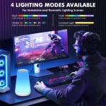 LED 13 Color Changing Night Light Remote Control Touch USB Rechargeable RGB Night Lamp Dimmable Lamp Portable Table Bedside Lamp 6