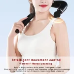 2025 New Smart Fascia Gun Electric Massager Massage Hammer Electric Fascia Gun Home Handheld Hammer Back Artifact Christmas Gift 5