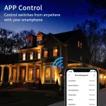 Tuya US WiFi Smart Wall Switch RF433 1/2/3/4 Gang No Neutral Wire Touch Sensor LED Light Switches Smart Home Alexa Google Home 2