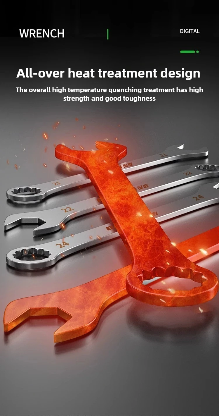 Ultra-thin Wrench Large Open-end Wrench Plum Dual-purpose Wrench Wholesale 4-27MM Cross-border Thin Section Dual-purpose Ultra-thin Wrench Large Open-end Wrench Plum Dual-purpose Wrench Wholesale 4-27MM Cross-border Thin Section Dual-purpose