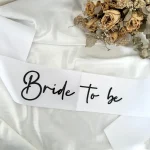 Bride to be Bride Squad Team Bride sash Bach Weekend Bachelorette hen Party bridal shower wedding decoration bridesmaid gift 2