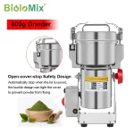 BioloMix Dry Food Grinder Mill 800g 700g - Grain Spice Herb Cereal Coffee Grinder Gristmill for Flour Powder Crushing 2