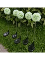 1PC/2PC 1 head/3 head solar LED dandelion outdoor ground mounted light,suitable for courtyard,garden,and landscape decoration 5