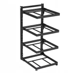 Kitchen Sink Storage Rack Multi-Layer Cooker Storage Rack For Home Stovetop Cabinets Adjustable Pot Rack 5