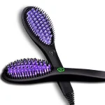 Hair Straightener Brush Ceramic Fast Straightening Heating Hot Comb Women's Smoothing Brush Styling Tool Curling Iron 4