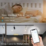 Smart WiFi Zigbee LED Light Bulb GU10 Dimmable RGBCW Led Lamp For Ewelink APP Alexa Google Home Yandex Smartthings 5