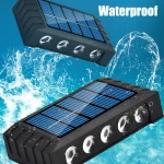 4/6/8/10LEDs Solar Wall Lamp Yard Street Decor Light Outdoor Waterproof Up and Down Luminous Lighting Garden Landscape Lamp 4