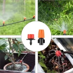50M Micro Drip Irrigation System Automatic Plant Watering Kit with Adjustable Drippers & Hose - Outdoor Garden Misting Tools 6