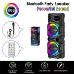 3000W Portable Bluetooth Speaker Sub woofer Heavy Bass Sound System Party Dj Karaoke Rechargeable Loud Speaker 4
