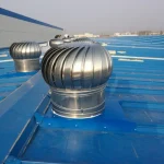Stainless Steel Roof Ventilator Wind Turbines Air Vent Attic Ventilator 110mm Pipefit Roof Ventilating Fan 2
