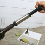 Wine Stopper With Vacuum Pump Bar Accessories Air lock Aerator Rubber Black Bottle Stopper Keep Wine Fresh Saver Sealing 3