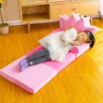 Cute fashion Kids Girl Princess Sofa Children Sofa removed and washed Children's couch Cartoon lazy folding sofas Furniture 3