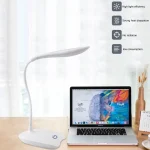 LED Desktop Desk Lamp USB Rechargeable Lighting Eye Protection Room Night Light Bedroom Bedside Student Reading Lamp 2