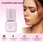 Professional DIY Waterproof Eyelash Extension Glue Quick Drying Strong Hold Long Lasting 14 Days for Home Use Low Smell eyelasah 5
