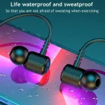 9D Bluetooth Earphones Wireless Headphones Magnetic Sport Neckband Neck-hanging TWS Earbuds Wireless Blutooth Headset with Mic 4