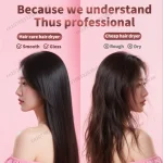 200 Million Anion Blow Dryer Professinal Leafless Hair Dryer Negative Lon Hair Care Quick Home Powerful Hairdryer Constant HD18 6