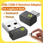 Wireless USB / USB-C Receiver Adapter Fit for Logi Bolt Mouse and Keyboard MX Keys mini、K860、POP Keys、POP mouse、MX Master 3s....
