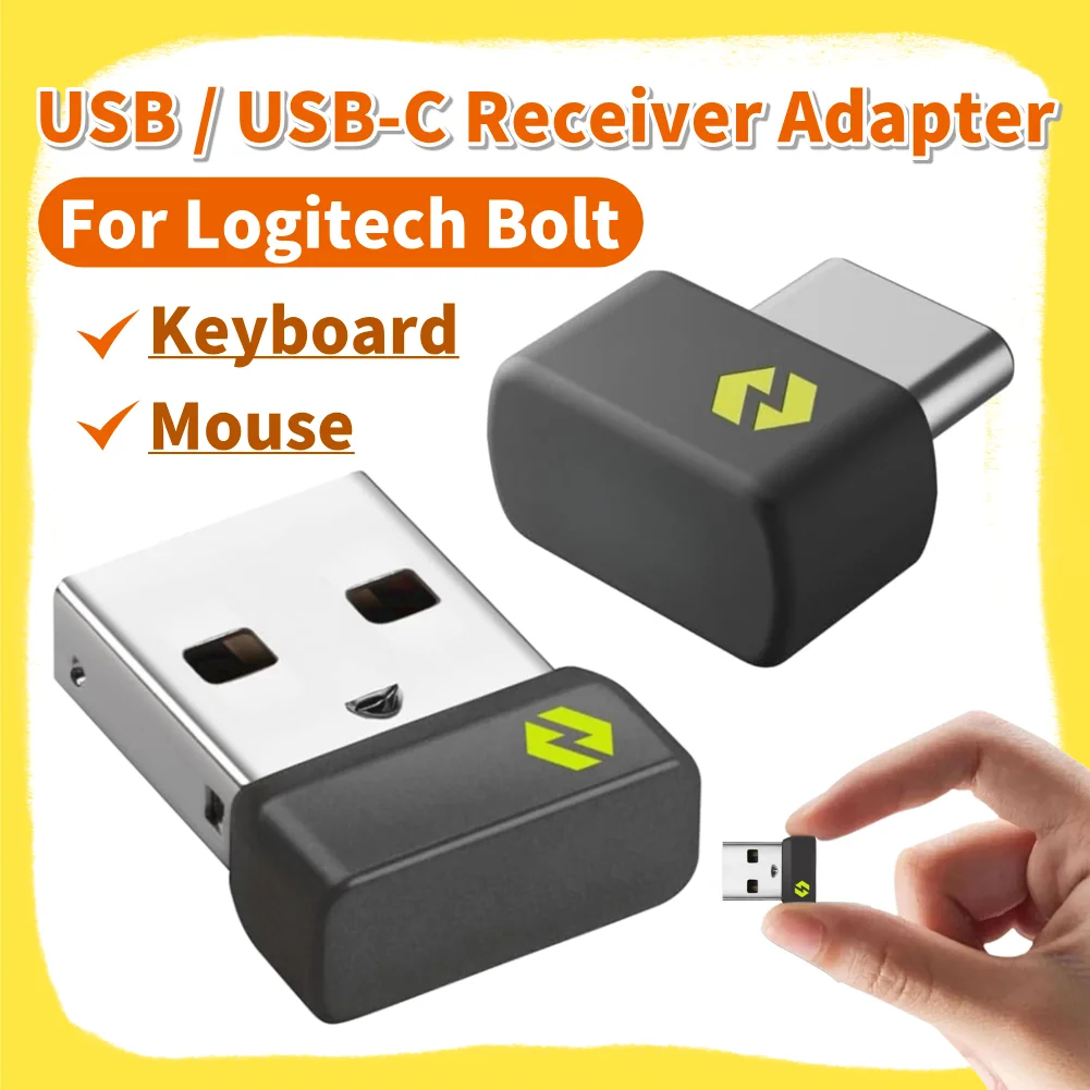 Wireless USB / USB-C Receiver Adapter Fit for Logi Bolt Mouse and Keyboard MX Keys mini、K860、POP Keys、POP mouse、MX Master 3s.... Wireless USB / USB-C Receiver Adapter Fit for Logi Bolt Mouse and Keyboard MX Keys mini、K860、POP Keys、POP mouse、MX Master 3s....